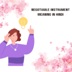 Negotiable Instrument Meaning in Hindi