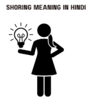 Shoring Meaning in Hindi